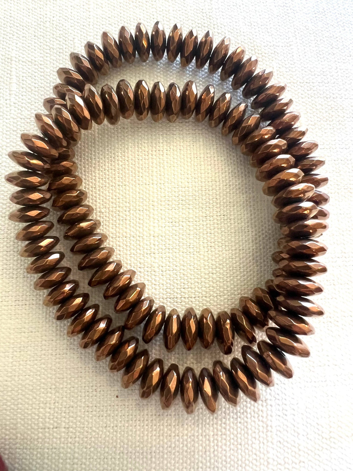Bronze Hematite Bracelet