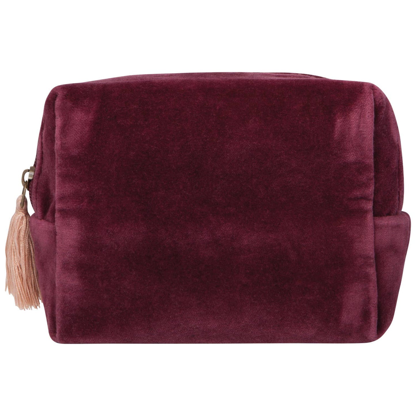 Plum Embroidered Pouch