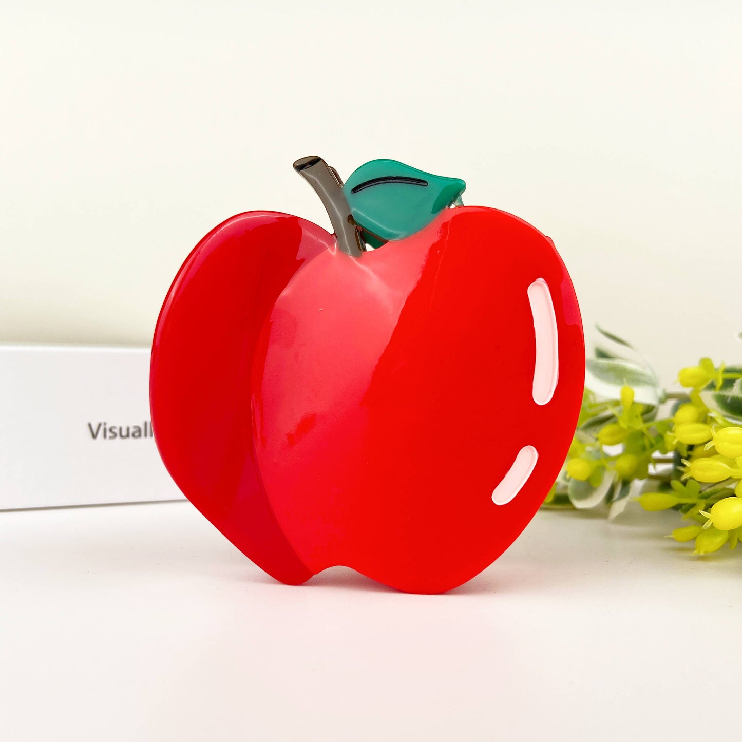 Apple claw hair clip