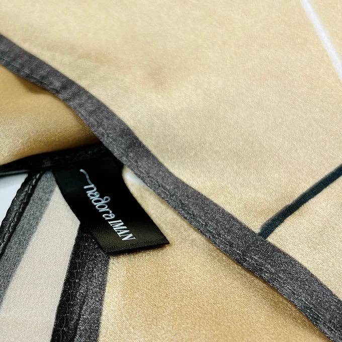 Silk Scarf in Golden Bell
