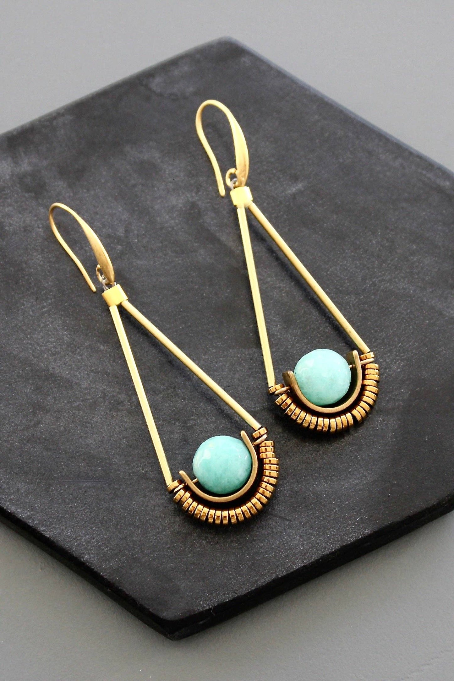 KYLE39 amazonite earrings