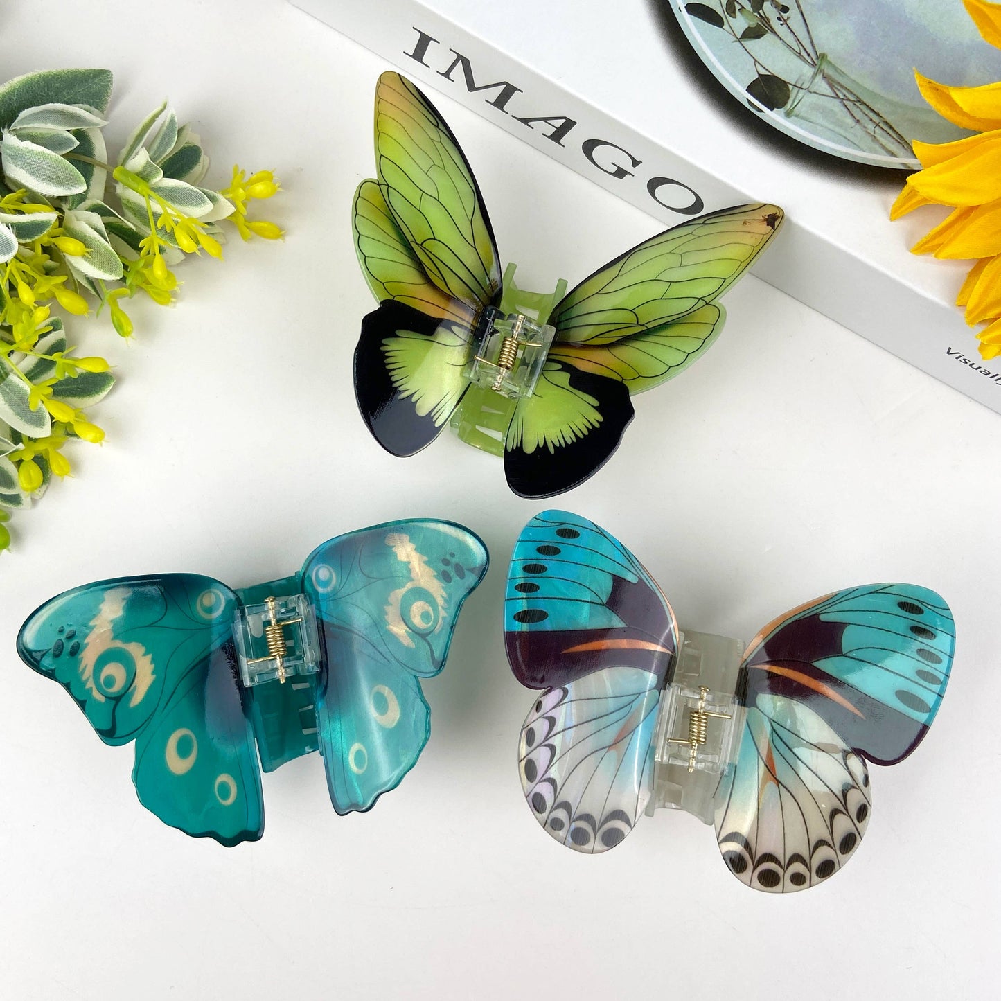 Colorful Butterfly-hair clips