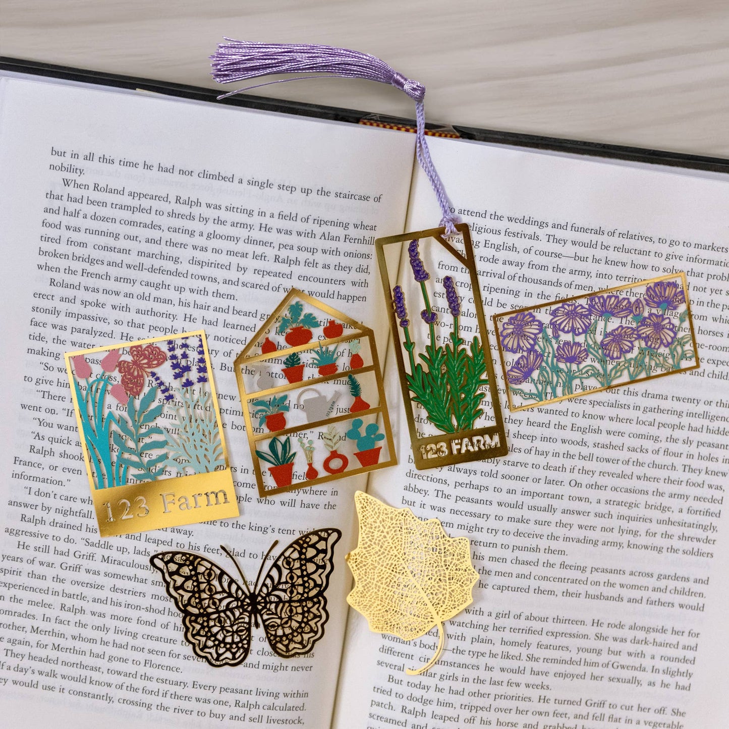 Metal Butterfly Bookmark – Perfect Gift for Book Lovers