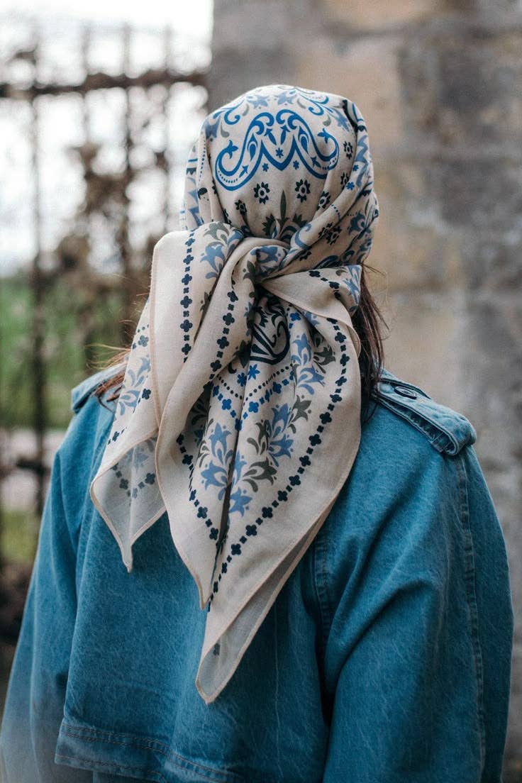 Silk head scarf / wrap: Great For Hair Salons