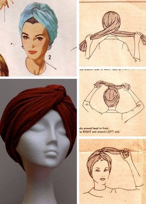 Silk head scarf / wrap: Great For Hair Salons