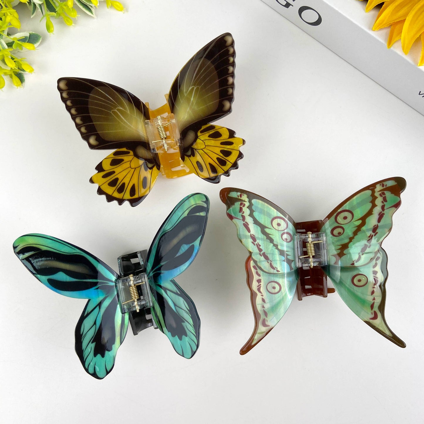 Colorful Butterfly-hair clips