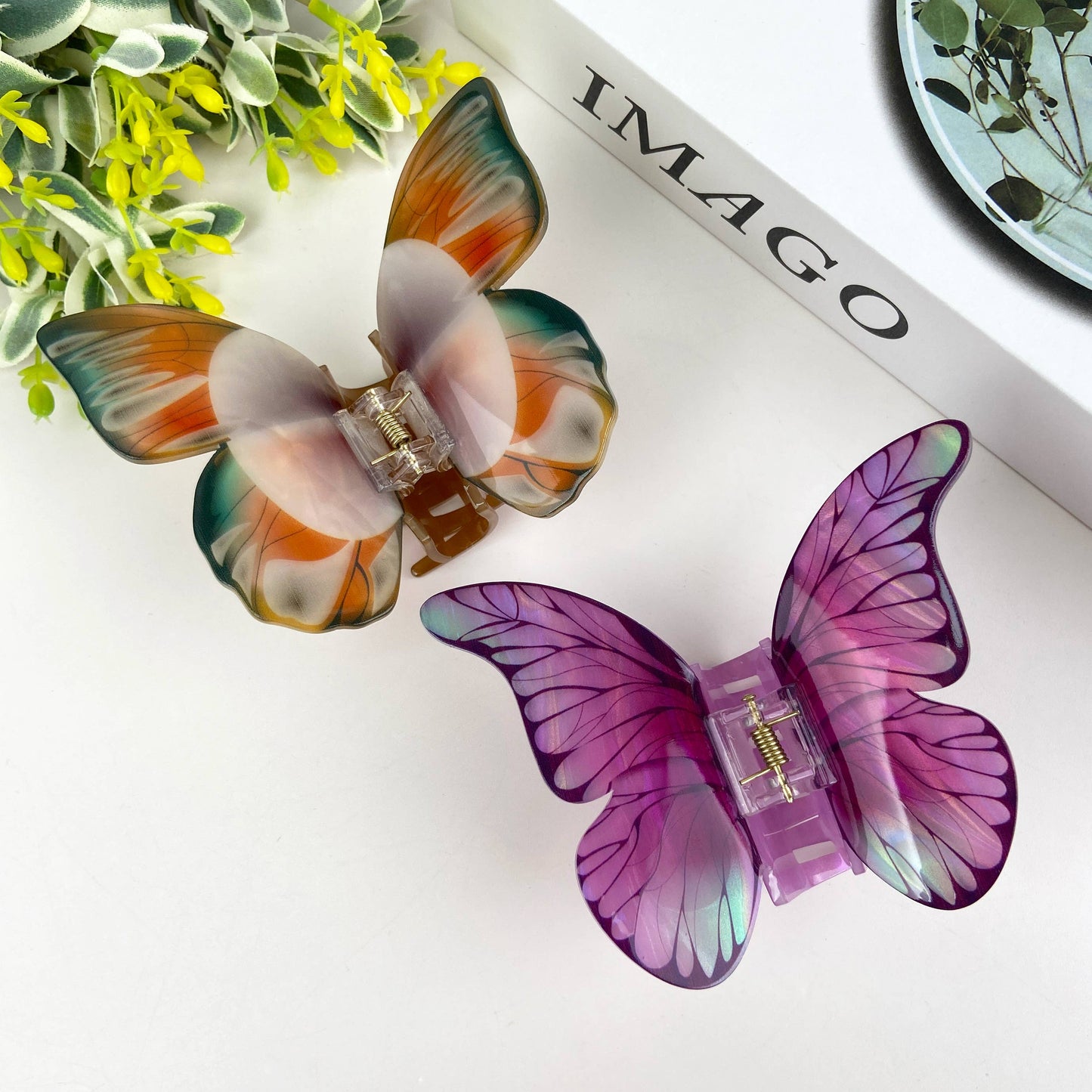Colorful Butterfly-hair clips