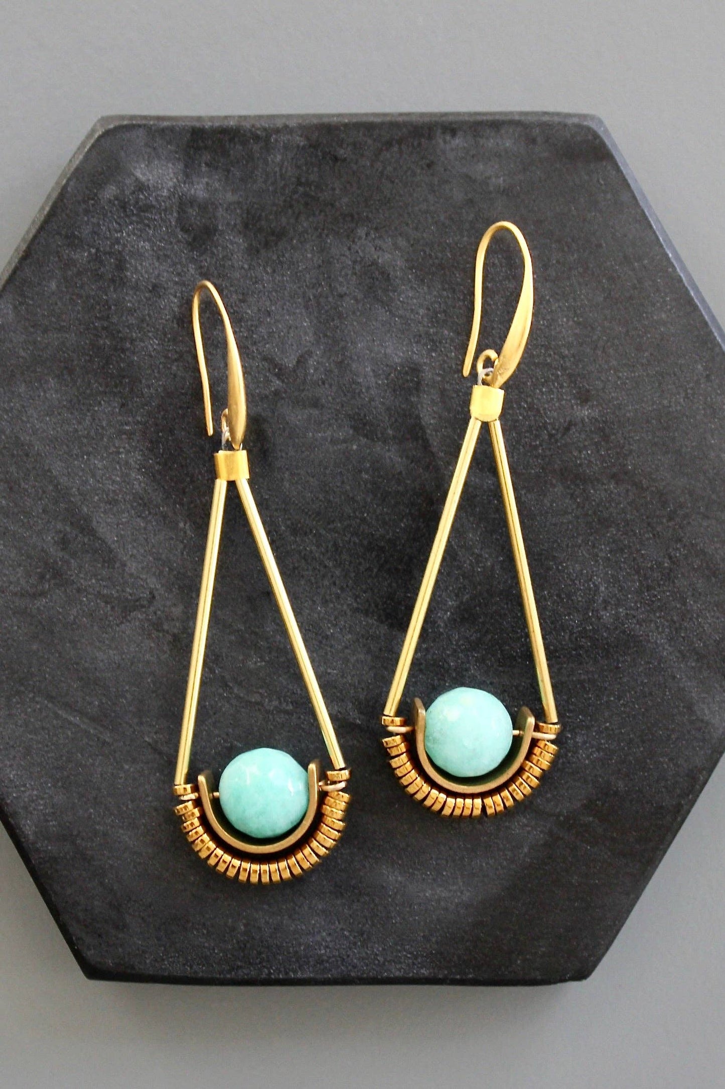 KYLE39 amazonite earrings